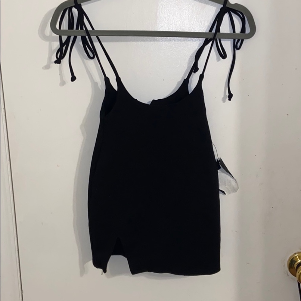 Suspender black skirt